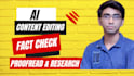 ai content edits proofread rewrite and fact check your content