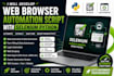 develop python selenium automation scripts for web scraping and browser automati