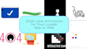 create json lottie animation for your web or app