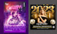 design event flyer, party flyer, postcard design
