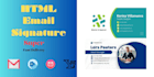 professional html email signature with clickable email