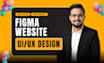 do figma website design, UI UX design, and website mockup