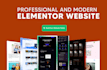 create a professional and modern website with wordpress elementor