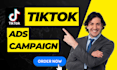 setup and optimize tiktok ads campaign, tik tok video ads