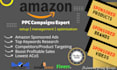 setup and manage amazon PPC campaigns, a to z amazon services