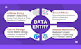 do ai data entry, copy paste, web research, virtual assistant canva and chatgpt