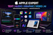 custom project ki, text, audio, grafik, design