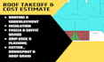 do roof takeoff and cost estimation