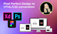 convert xd to html, figma to html, PSD to html, responsive
