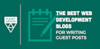 do guest post on web development sites and blogs