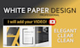 design an elegant and professional white paper