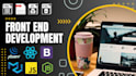 do front end web development in HTML, CSS, js or react js