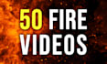 make 50 epic fire logo intro video animation