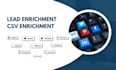 do bulk lead enrichment and csv enrichment