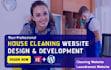create cleaning website, office cleaning,house cleaning,handyman laundry website