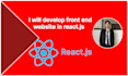 develop front end website in react js