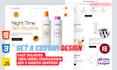 design modern website with html , CSS , javascript
