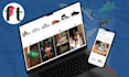 create beautiful landing page