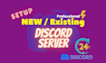 create or rebuild a discord server for you under 5 dollars