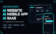 build ai website ai mobile app ai saas development and ai web app