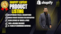 add products to shopify with SEO optimization