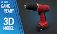 create a basic game ready 3d model with pbr textures