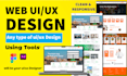 design complex responsive website UI UX design in figma