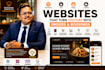 design restaurant, cafe, bakery, catering website