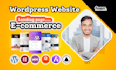 build professional wordpress ecommerce website or landing page