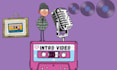 creat custom youtube podcast intro video logo animation