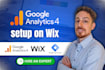 setup ga4 on your wix site