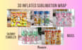 design custom 3d inflated sublimation wraps