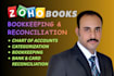 do zoho books bookkeeping, bank reconciliation and monthly bookkeeping