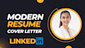 professionally write ats resume, cover letter and linkedin