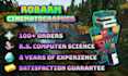 create a minecraft cinematic for you