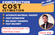 do cost estimation, quantity takeoff and material take off