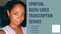 transcribe spiritual new age audio, convert video to text