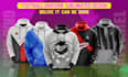 make brilliant all over print hoodie, sweatshirt design