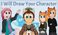 draw your character in my style