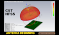 design antenna and create antenna report on cst and hfss
