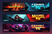 design professional, outstanding, gaming twitch banner
