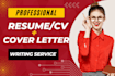 write and upgrade cv, resume and cover letter