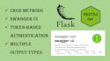 develop flask web app and restful API