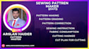 make sewing patterns making  by using ggt