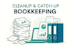 do setup bookkeeping and clean up in quickbooks online