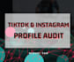 tiktok and instagram profile audit