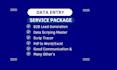 do data entry services, copy paste, linkedin research