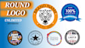 design patch, badge, circular round,label,sticker, stamps logo