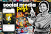 design creative social media posts