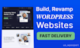 design, build wordpress website, revamp wordpress website